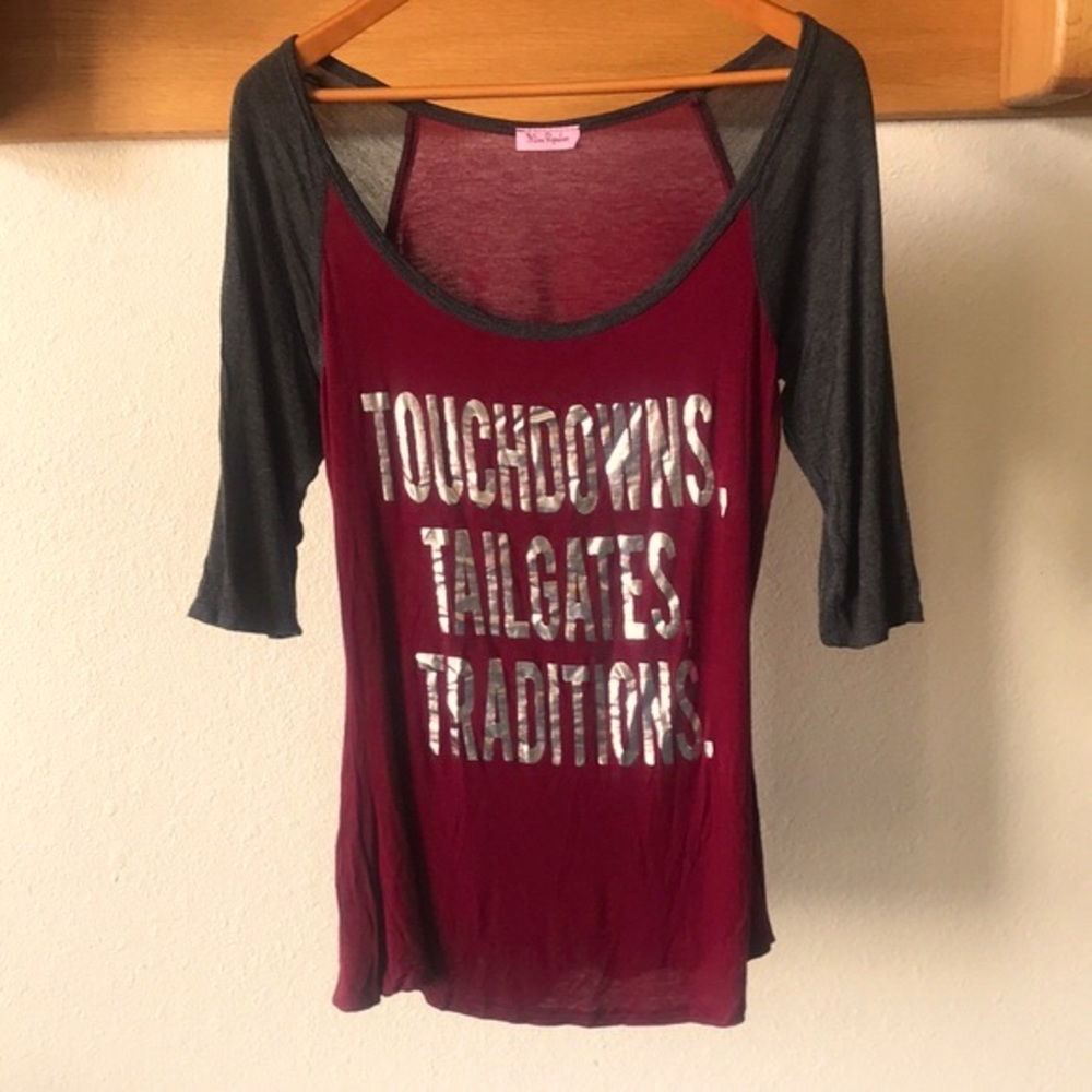 Miss Popular Jersey-style Football Tee